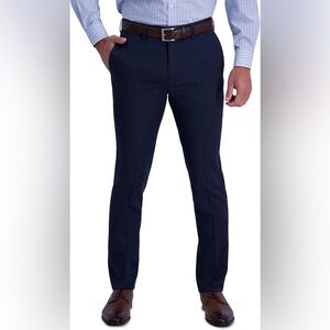 Louis Raphael Navy Tailored Trousers 36x32
